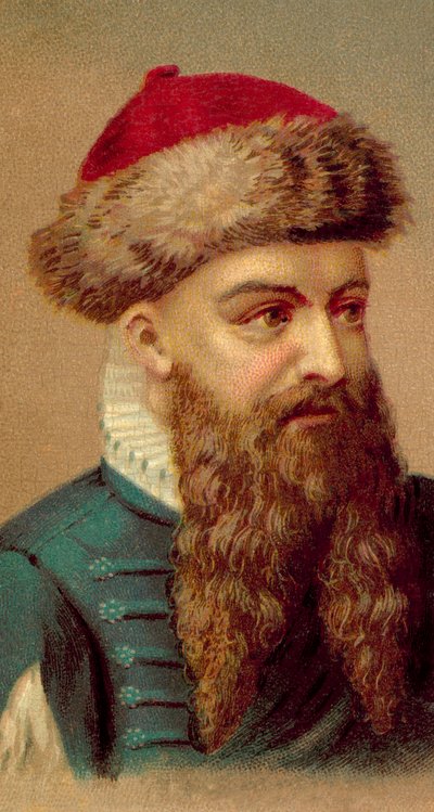 Johann Gutenberg door American School